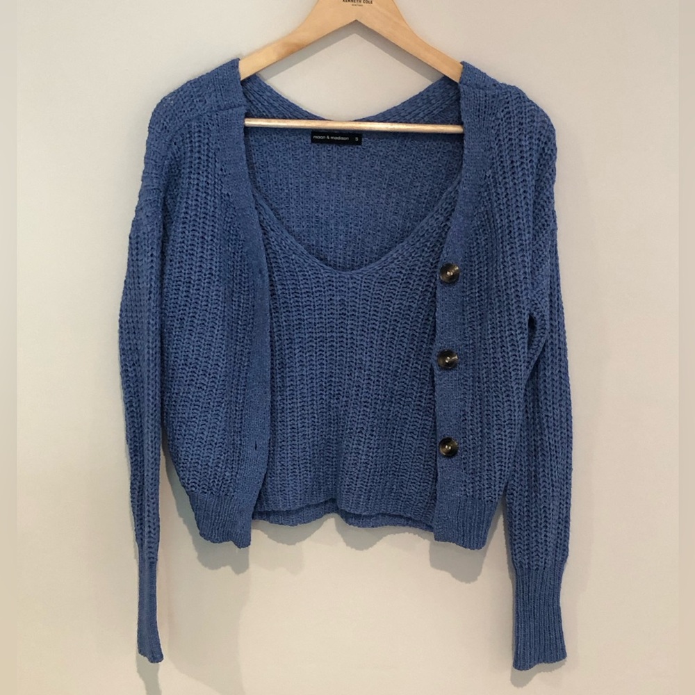 Moon & Madison Two-piece Set, Cardigan And Camisole